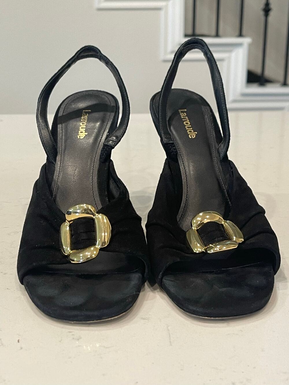 Larroudé Mayfair slingback sandals 8